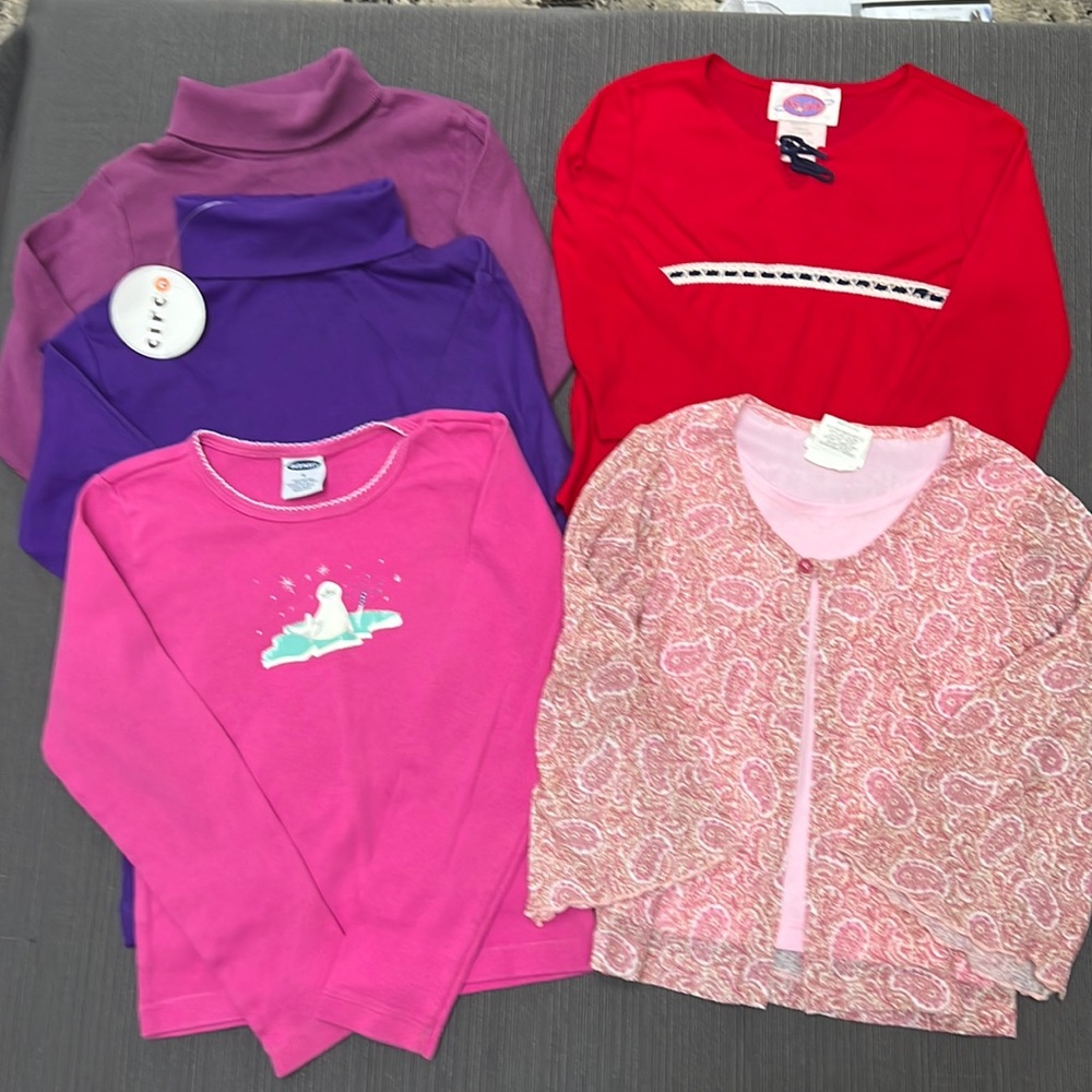 **LOT OF GIRL’S TOPS **  SZ 6/6X